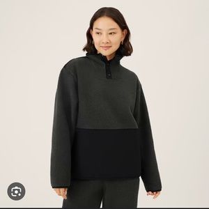 Allbirds Womens Fluff Fleece Pullover Gray - S